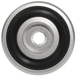 Dynavox Gerätefüße mit Rändelung Silber, Ø Silber