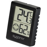 Sygonix Thermo-/Hygrometer Schwarz