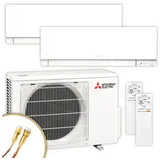 Mitsubishi electric Klimagerät MXZ-2F42VF4 + MSZ-EF25VGK / MSZ-EF35VGK weiß
