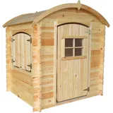 TIMBELA Spielhaus M505 Holz Braun
