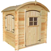 TIMBELA Spielhaus M505 Holz Braun