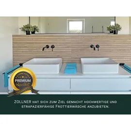 ZOLLNER Gästehandtuchset 30 x 50 cm blau 10 St.