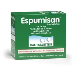 ESPUMISAN Kautabletten f.bildgebende Diagnostik 50X10 St