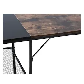 CLP Schreibtisch Oviedo Schwarz/Braun