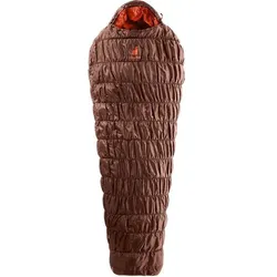 DEUTER Schlafsack Exosphere -6°, umbra-paprika, RV rechts