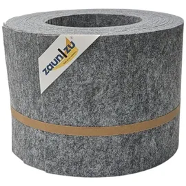 zaunzu® Sichtschutzstreifen 10 x 255 cm Hellgrau Vlies 2 St.