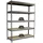 Proregal Schwerlastregal Wood Yeti Five HxBxT 200 x 120 x 75 cm Fachlast 400 kg Grau