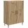 vidaXL Sideboard 66 x 89,5 x 34,5 cm Beige / Braun