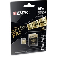 Emtec microSDXC Speedin 64GB Class 10 UHS-I U3 +