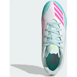 adidas F50 Messi Club MG Fußballschuhe Kinder Cloud White/Lucid Pink/Flash Aqua 38