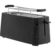 Alessi Plissé MDL15 Toaster, schwarz