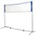 Nils Badmintonnetz Multifunktionales Sportnetz Outdoor Netzsystem 3-in-1 (7-St), höhenverstellbares Netz