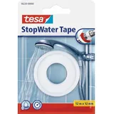 Tesa StopWater Tape Dichtungsband weiß 12,0 mm x 12,0 m 1 Rolle