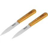 Opinel No. 102 Küchenmesser-Set 2-tlg. Braun Buchenholz