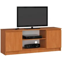 Akord TV-Lowboard 140 x 55 x 40 cm Erle Spanplatte