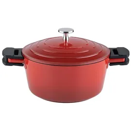 RIESS Keramika Red Schmortopf 20 cm rund