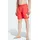 Adidas 3-Streifen 8-Inch Badeshorts Semi Lucid Red / White S