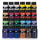 Artina Acrylfarbe 24 500 ml Creme/Silber/Gold/Gelb/Weiß/Rot/Grün/Türkis/Blau/Violett/Schwarz