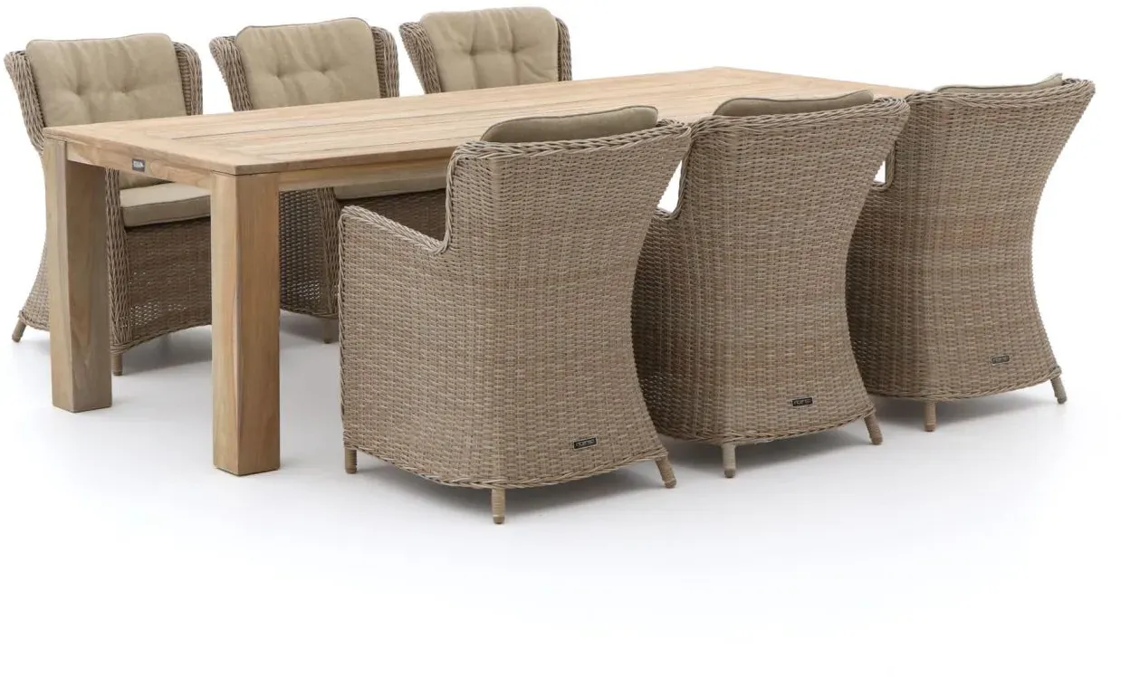+ 10 % Kassenrabatt | Intenso Milano/ROUGH-X 240 cm Gartenmöbel-Set 7-teilig