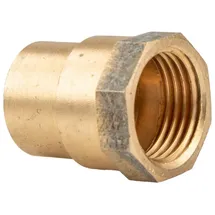 IBP Bänninger Rotguss-lötfitting Übergangsmuffe 35 mm x 1 Zoll IG - Typ 4270G, Dvgw