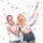 Relaxdays Party Popper 40 cm 4 St. Pink