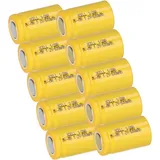 XCell 10x XCell Akku 1/2 AA 1,2V 600mAh Ni-MH. X1/2AA600 Mignon