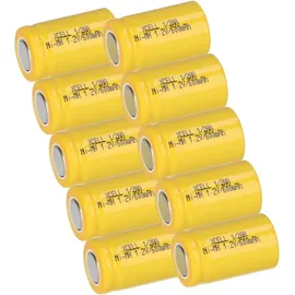 XCell 10x XCell Akku 1/2 AA 1,2V 600mAh Ni-MH. X1/2AA600 Mignon