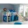 Vipack Hochbett Pino mit Rutsche Kiefer massiv mit Textilset natur/astro