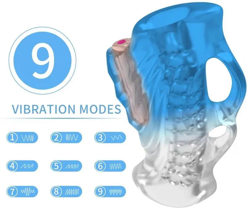 ARMONY - MASTURBATOR FINGER & VIBRATOR BLAUER GRADIENT