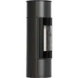 Kratki AMBLER Stahl Schwarz/Abdeckplatte Glas