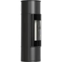 Kratki AMBLER Stahl Schwarz/Abdeckplatte Glas