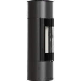 Kratki AMBLER Stahl Schwarz/Abdeckplatte Glas