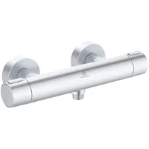 Ideal Standard Alu+ Brausethermostat Aufputz DN 15 Silber BD582SI