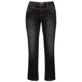 sheego Gerade Jeans in black denim), | Gr.: 80
