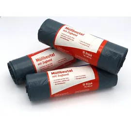 Jeden Tag Müllbeutel mit Zugband 120L Blauer Engel