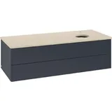 Villeroy & Boch Waschtischunterschrank 120 x 36 x 50 cm Midnight Blue Matt Lacquer