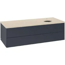 Villeroy & Boch Waschtischunterschrank 120 x 36 x 50 cm Midnight Blue Matt Lacquer