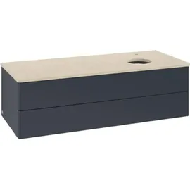 Villeroy & Boch Waschtischunterschrank 120 x 36 x 50 cm Midnight Blue Matt Lacquer