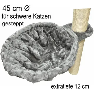 nanook shop Nanook Liegemulde XL extratief grau Ø 45 cm