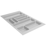 Hettich Orga Tray 440 Besteckeinsatz, Tiefe 440-520mm, Nennbreite 600mm, Silber