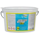 Schwimmbadchemikalien, Chlortabletten 5 in 1, 5 kg, SILCO