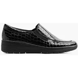 Komfort Slipper - Damen - schwarz
