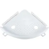 Niemals verwendet] Badezimmer-Eckregal, Duschablage mit Saugnapf, Bad-Aufbewahrungsregal, Eck-Wandhalterung, Shampoo, Dusche,