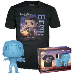 Funko - POP! - Attack on Titan - POP!&Tee Eren Jaeger Größe L