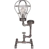 deluke Außenleuchte Metall 56,5x21x23 cm 1 Stück Silber