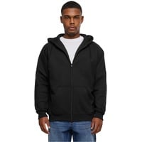 URBAN CLASSICS Zip Hoody, Kapuzenjacke für Männer, mit Reißverschluss, black, XXL