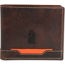 Drachenleder Herren Geldbörse braun