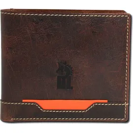 Drachenleder Herren Geldbörse braun