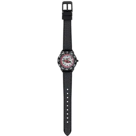 Cool Time CT-0010-PQ 30 mm Silikongehäuse schwarz Silikonarmband blau