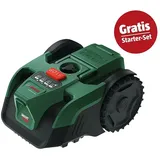 Bosch Power for All 18V Maschinenpaket  (Akku-Rasenmäher ROTAK18V-32, 18V, 2,5 Ah Akku & Ladegerät)